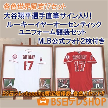 各色世界限定１７セット　大谷翔平選手直筆サイン入り！　ルーキーイヤーオーセンティックユニフォーム額装セット（MLB公式フォト２枚付き）