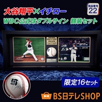 世界限定16セット 大谷翔平×イチロー WBC公式球ダブルサイン