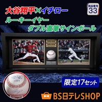世界限定17セット 大谷翔平×イチロー ルーキーイヤーダブル直筆