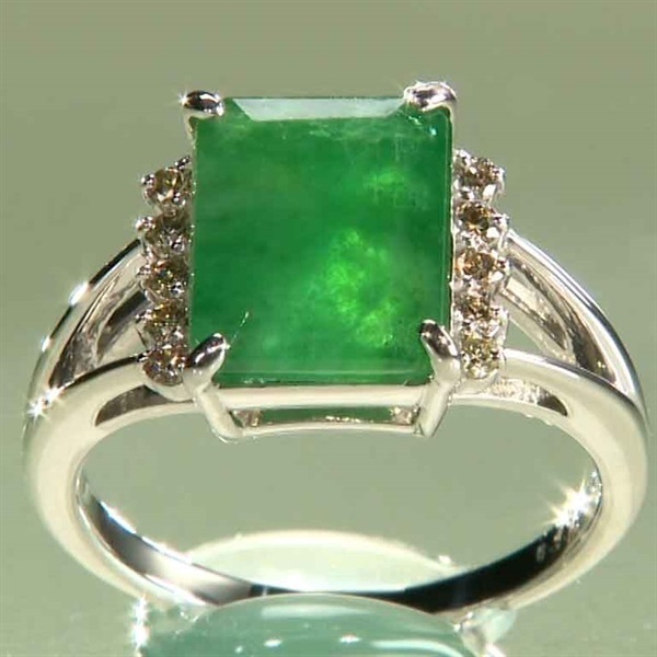 エメラルド ダイヤモンド 3ct プラチナ リング - www.sorbillomenu.com