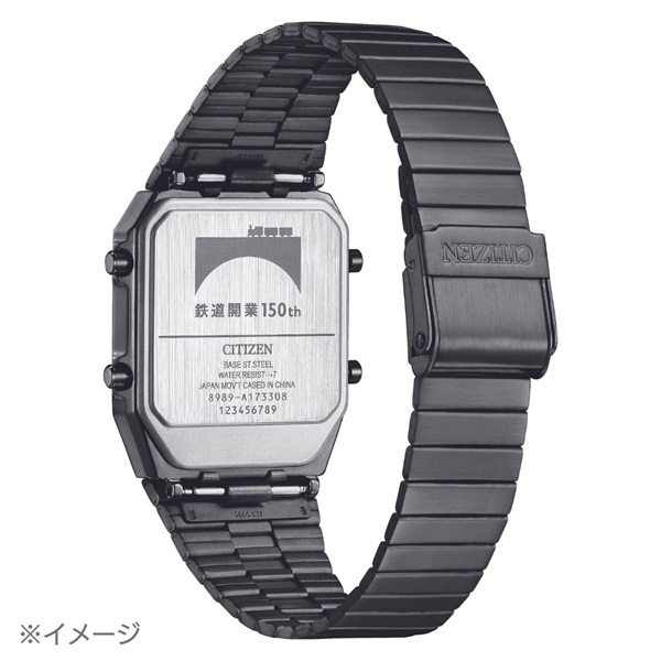 鉄道開業150周年記念 シチズン アナデジテンプ 1号機関車 【予約商品