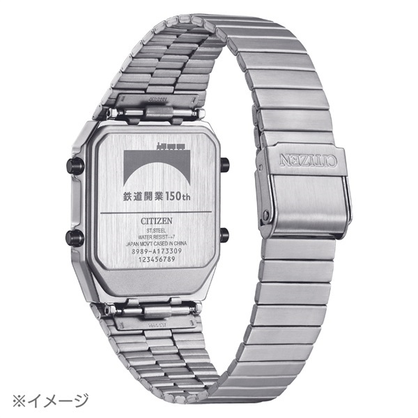 鉄道開業150周年記念 シチズン アナデジテンプ 中央線201系 【予約商品