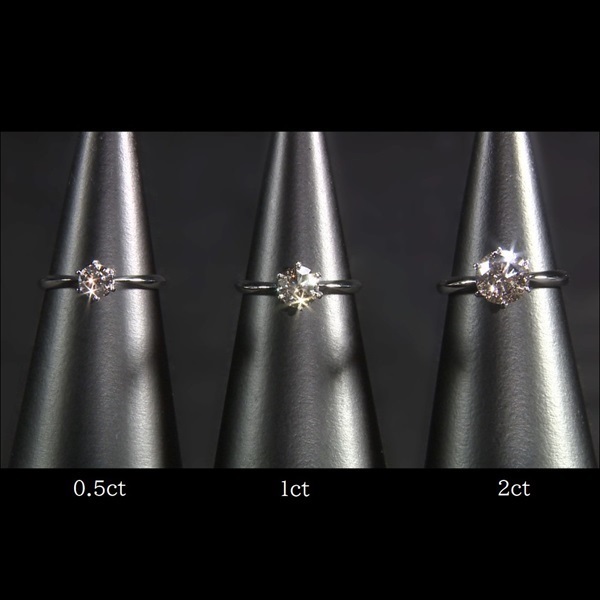 純プラチナ台大粒0.5ctシャンパンカラーダイヤモンドリング | BS日テレSHOP