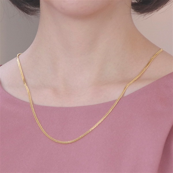 純金ダブル喜平チェーンネックレス（造幣局検定マーク入） | BS日テレSHOP